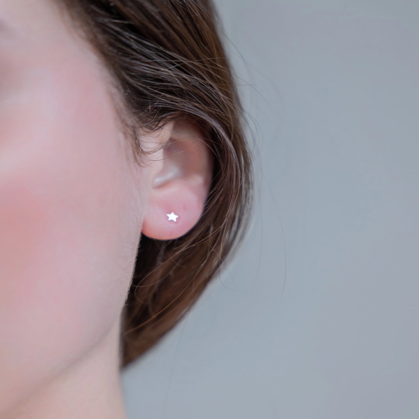 4mm Star Stud Earrings