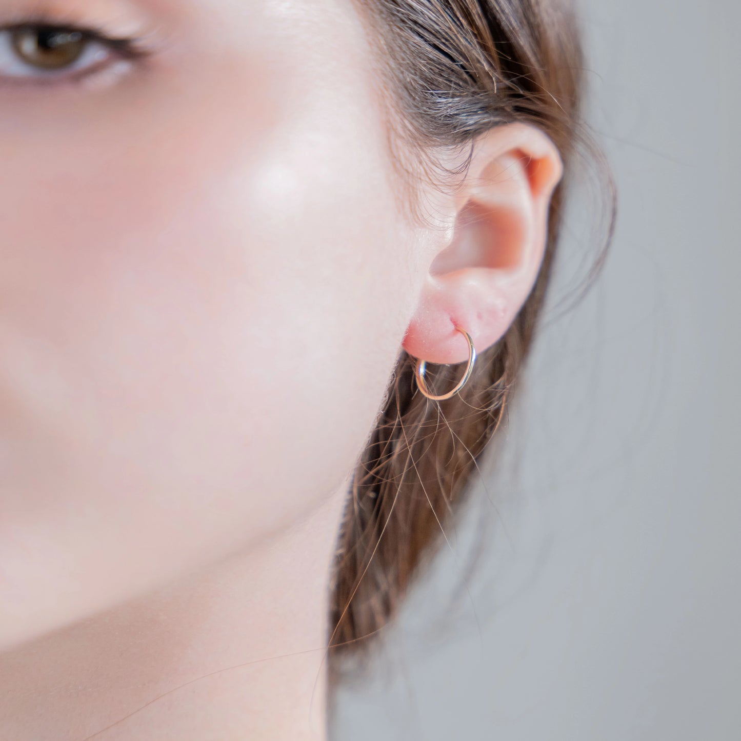 16mm Endless Hoop Earrings