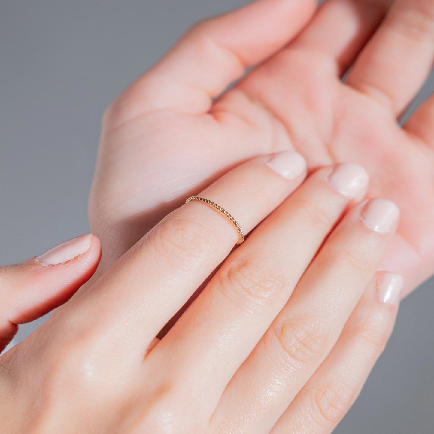 Gold Twisted Wire Ring