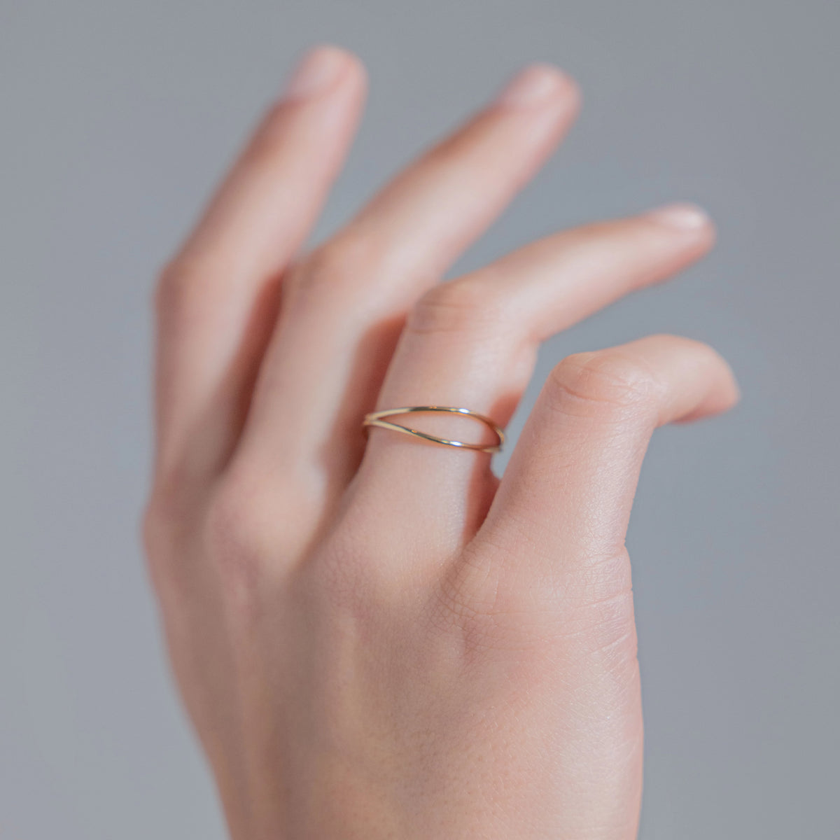Mdiv Rings Gold Double Dome Ring – MDJ