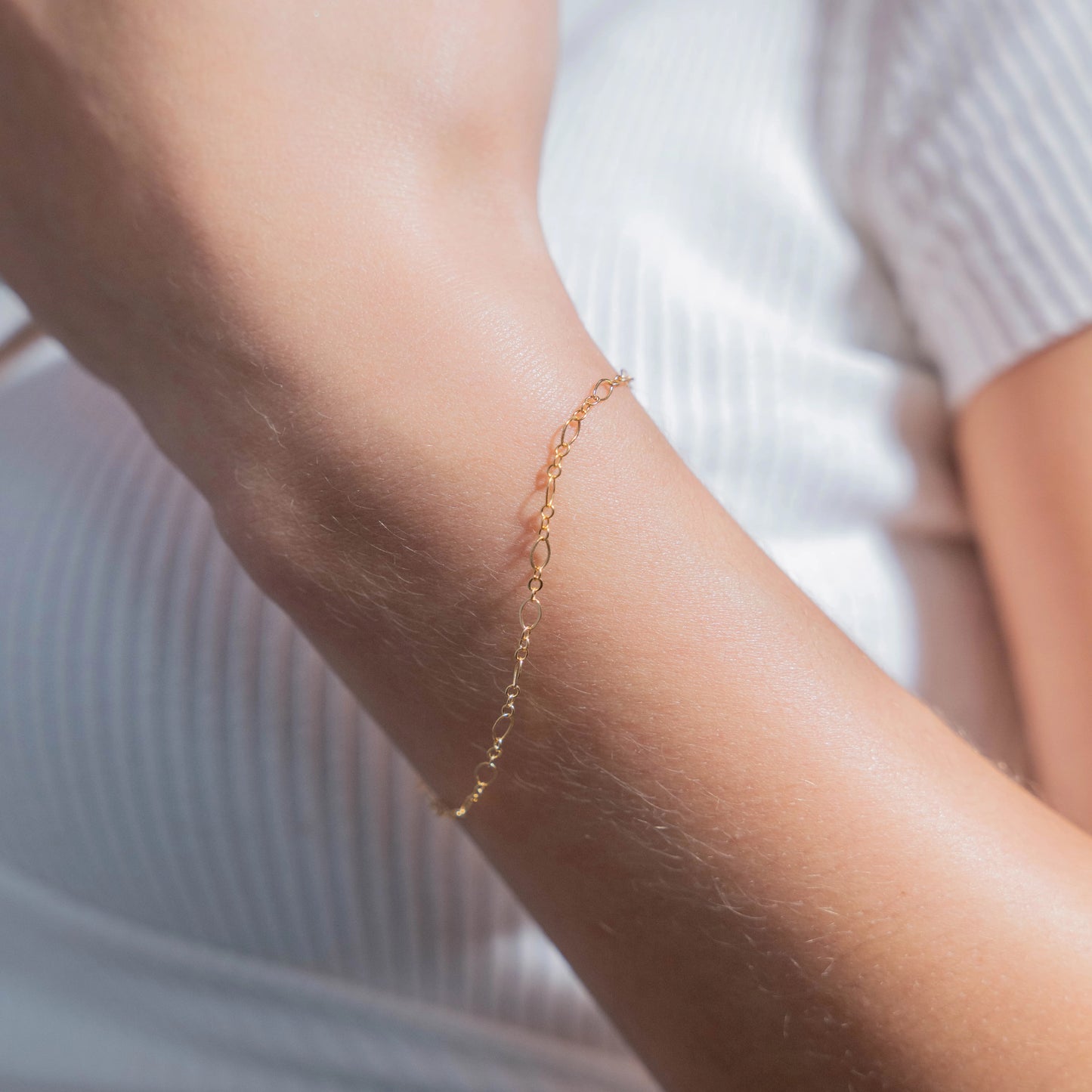 Gold Loop Bracelet