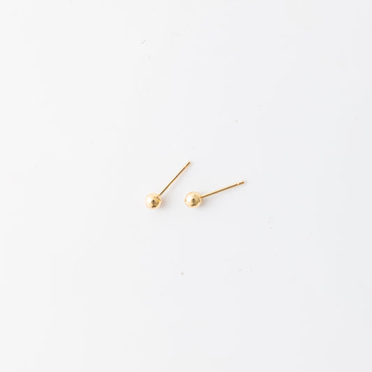 3mm Ball Stud Earrings