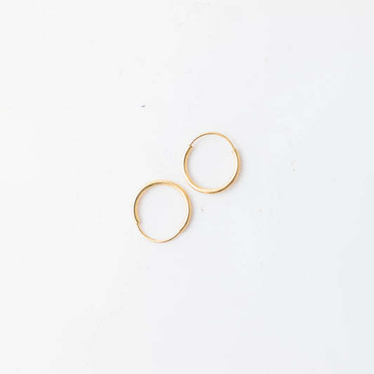 10 x 1mm Endless Hoop Earring