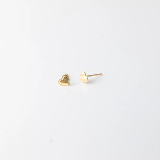 Small Heart Stud Earrings