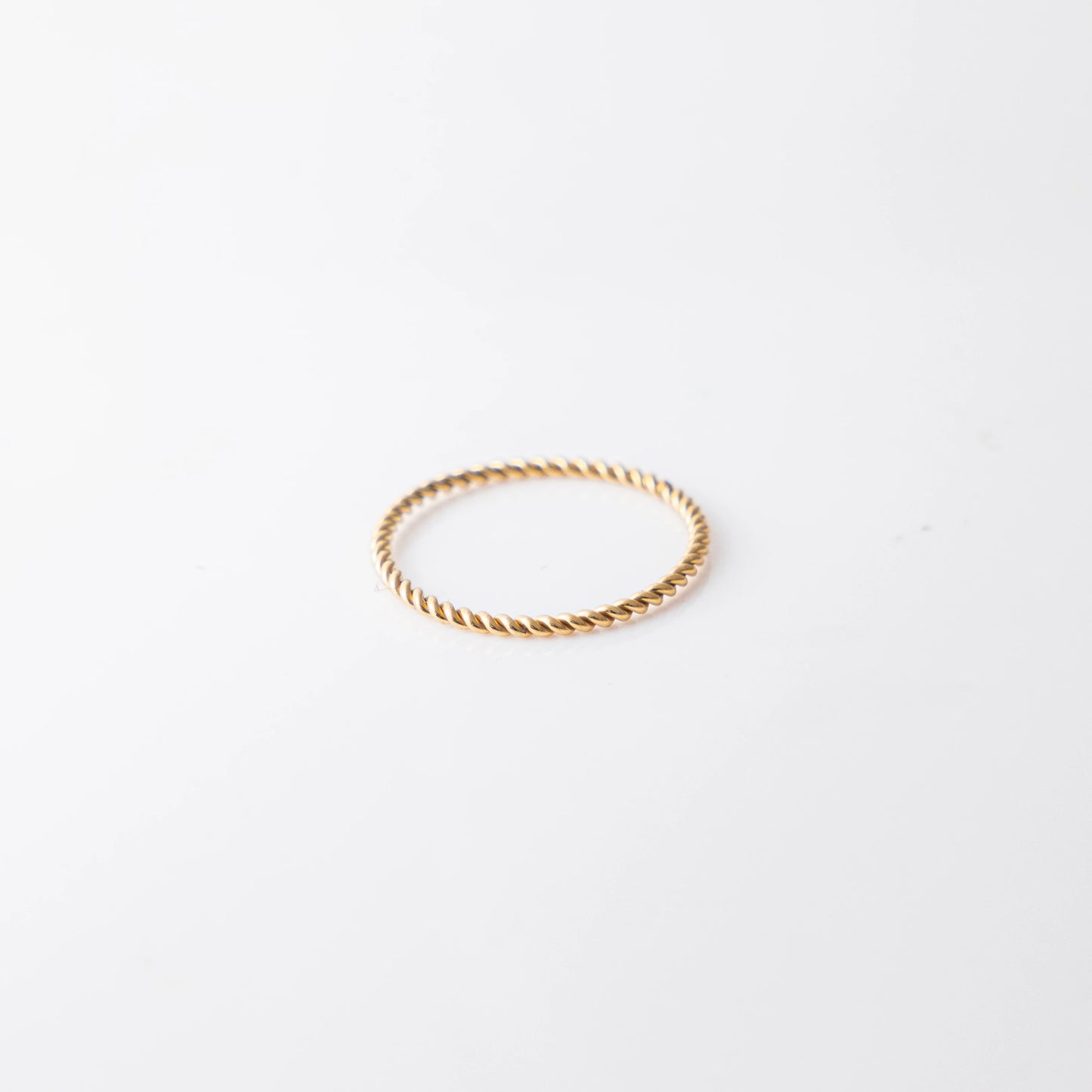 Gold Twisted Wire Ring