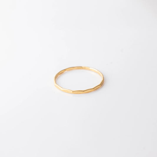 Gold Hammered Band