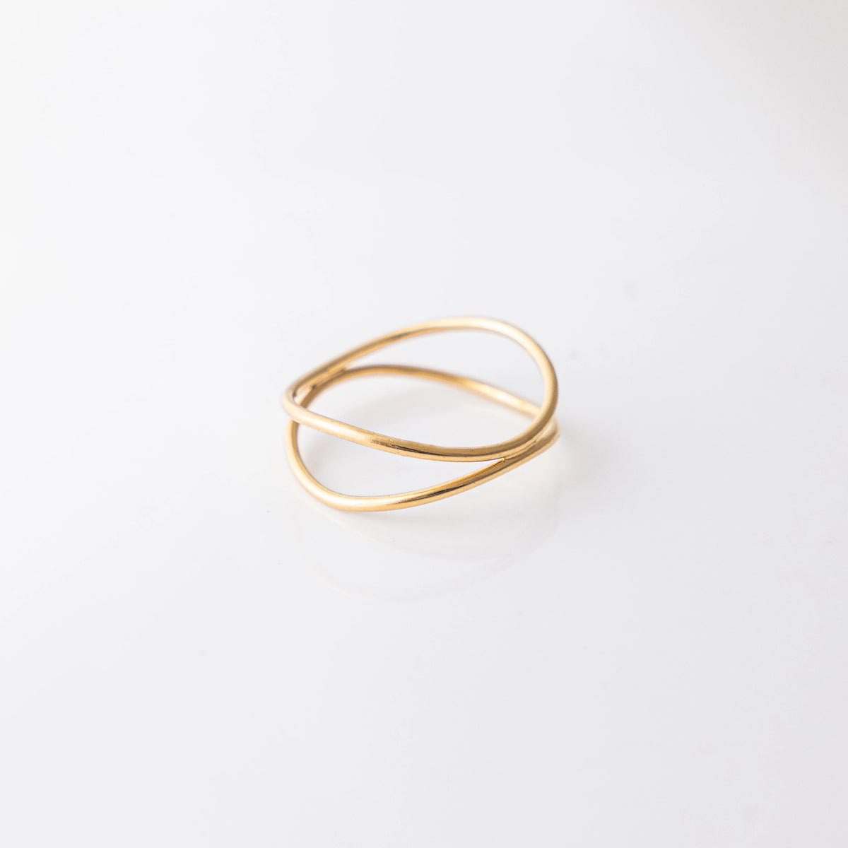 Mdiv Rings Gold Double Dome Ring – MDJ